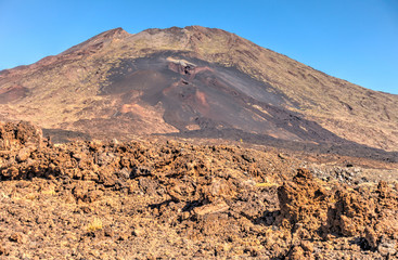 Volcanic landscape in Teide National Park