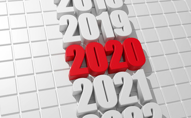 2020 - Das neue Jahr kommt - Kalender