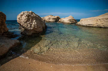 Kantarkasti (Sea Caves) is an amazing miracle of nature on the west coast of Cyprus.      