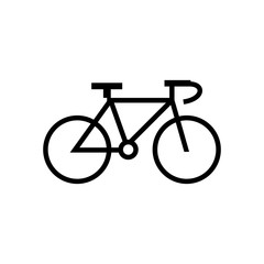 Obraz premium bike icon vector design symbol