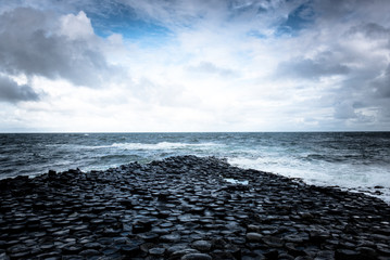 The giant causeway in Antrim