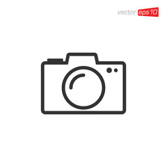 Camera Icon Design Vector Template