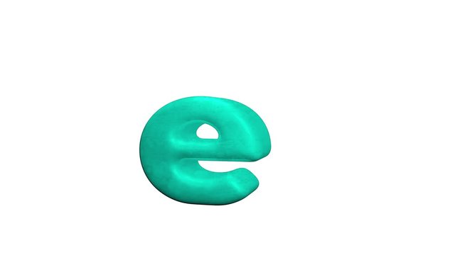 Letra e