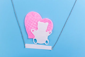 vector illustration of two hearts