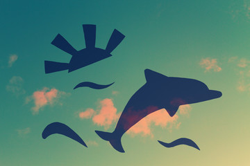 shark and fish