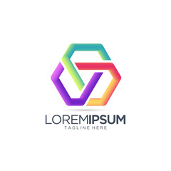 Abstract Colorful Logo Vector Template