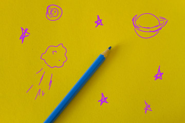 Single color pencil
