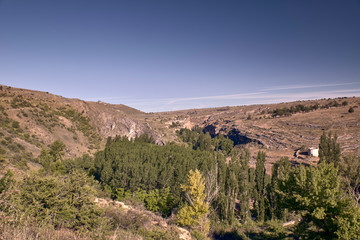 Panoramic of the sickles of the Duraton River
