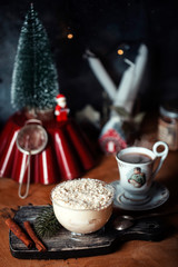 cup of tea and cookies