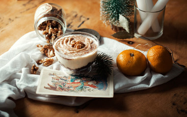 christmas cookies and cup of coffee
