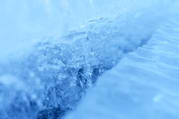 snowy surface blue and white, ice, winter, new year