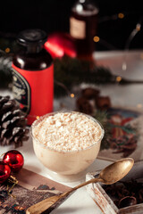 cup of coffee and cookies