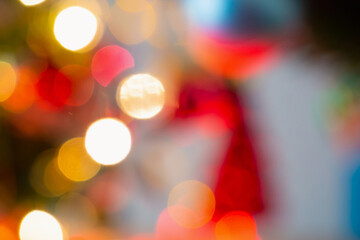 abstract bokeh light festive holiday background