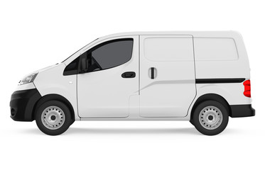 Delivery Van Isolated