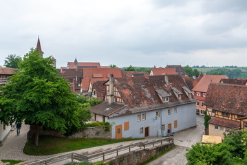 view of old town, Rothenburg