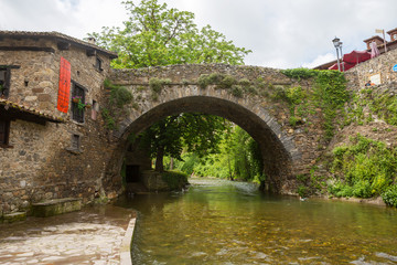 Fototapeta premium Town of Potes