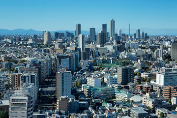 Tokyo City view from Bunkyo Observation Deck