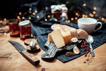 baking christmas cookies