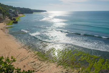 A beautiful view of Bingin beach in Bali, Indonesia.