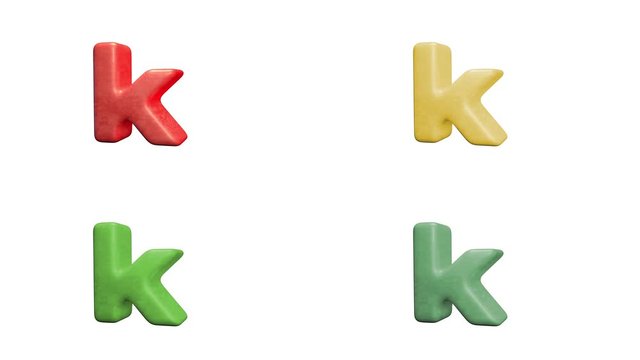 letra k