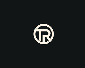 initial OTR logo letter simple design vector