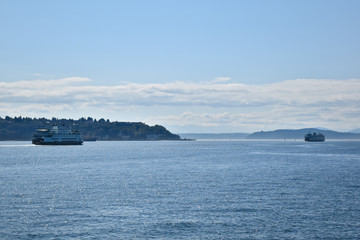 Elliott Bay from the Seattle Waterfront