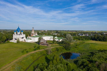 Aerial view of Suzdal in Russia