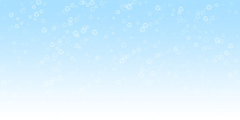 Soap bubbles abstract background. Blowing bubbles 