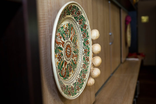 Traditional Romanian plate Iasi Bucium