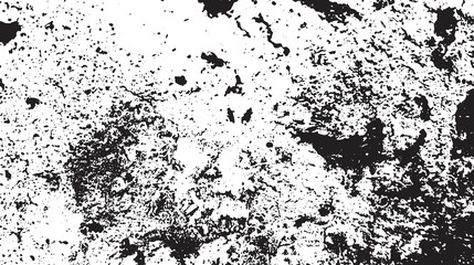 Black and white vintage grunge futuristic background. Suitable to create unique overlay textures with the effect of scratching, breaking, antiquity and old materials.