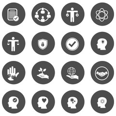 ethic icon vector design symbol