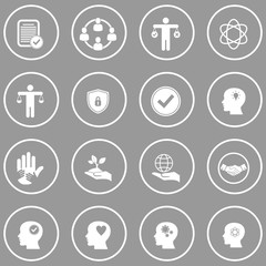 ethic icon vector design symbol