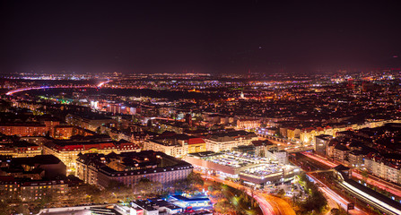 Berlin Night city view from Radio Tower © Wolfgang Hauke