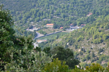 aerial view of the city