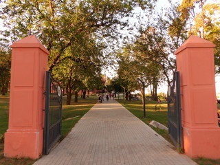 port&oacute;n en el parque