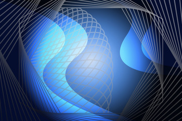 Naklejka premium abstract, blue, design, wallpaper, wave, texture, light, lines, illustration, line, digital, graphic, fractal, art, pattern, waves, curve, motion, white, backdrop, backgrounds, technology, artistic