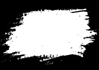 Vector brush srokes texture. Distressed uneven texture. Grunge background. Abstract vector illustration. Overlay to create interesting effect and depth. Black isolated on white background. EPS10.