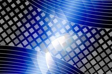 Fototapeta premium abstract, blue, design, wallpaper, wave, texture, light, lines, illustration, line, digital, graphic, fractal, art, pattern, waves, curve, motion, white, backdrop, backgrounds, technology, artistic