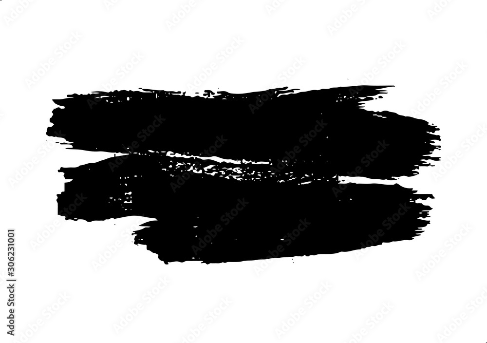 Poster vector brush srokes texture. distressed uneven texture. grunge background. abstract vector illustrat