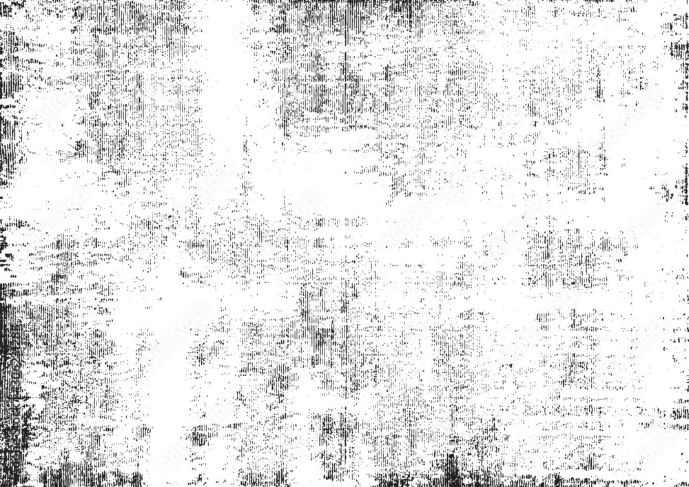 Poster rough black and white texture vector. distressed overlay texture. grunge background. abstract textur