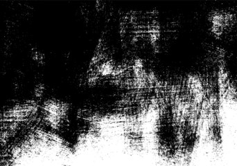 Rough black and white texture vector. Distressed overlay texture. Grunge background. Abstract textured effect. Vector Illustration. Black isolated on white background. EPS10.