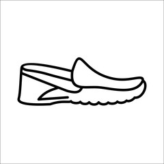 shoe icon . Vector