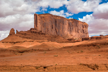 Red rocks of Monument Valley. Navajo Tribal Park landscape, Utah/Arizona, USA