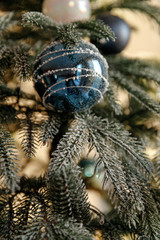 Details and objects of a beautiful Christmas interior