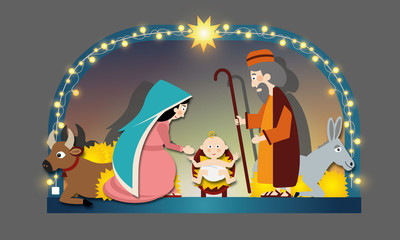 Portal de Belen fondo neutro