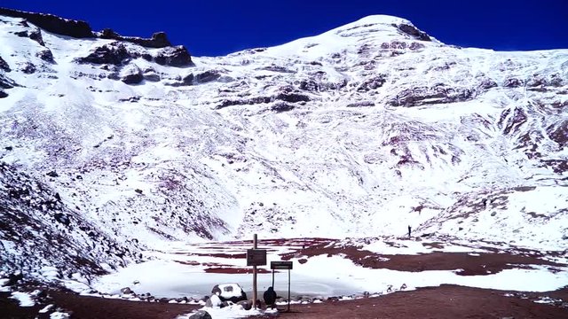 Chimborazo Volcano, the highest point to the sun, Ecuador