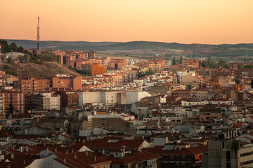 View from Cuenca capital at the Castilla-La Mancha region in Spain.