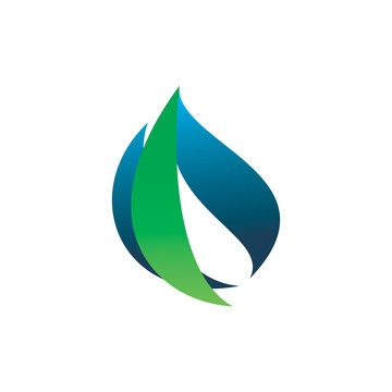 nature leaf color logo design