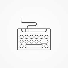 Keyboard vector icon sign symbol