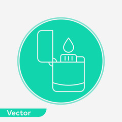 Lighter vector icon sign symbol
